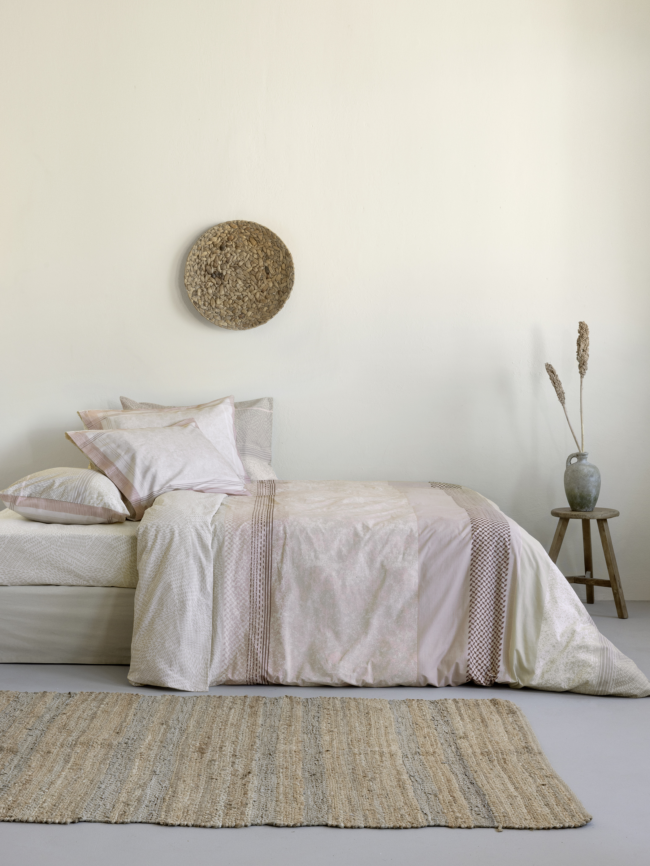 Σεντόνια Σετ Υπέρδιπλα 240x260 Nima Basida Μπέζ